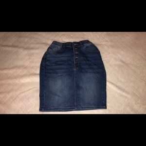 jean skirt